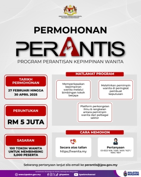 Pelawaan Permohonan Program Perantisan Kepimpinan Wanita (PERANTIS) 2025